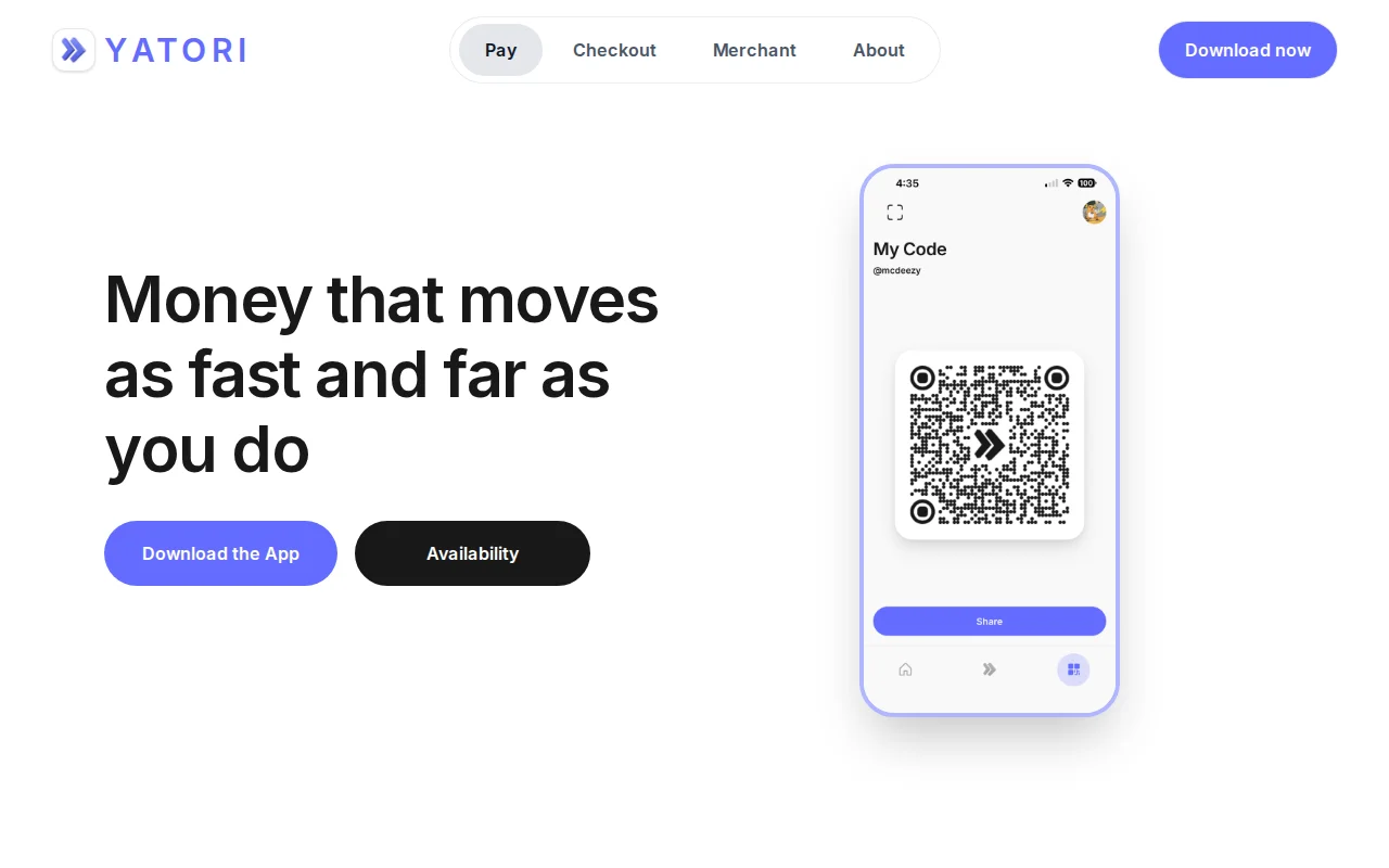 I made a stablecoin app that works with checkout QR codes