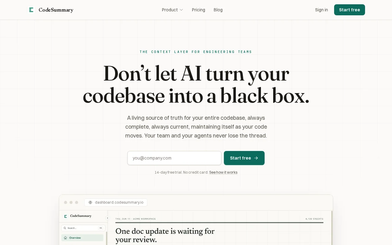 A knowledge engine that keeps up with AI driven code
