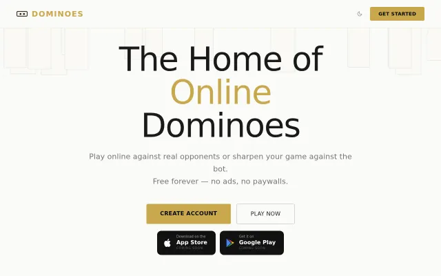 I built a multiplayer dominoes game