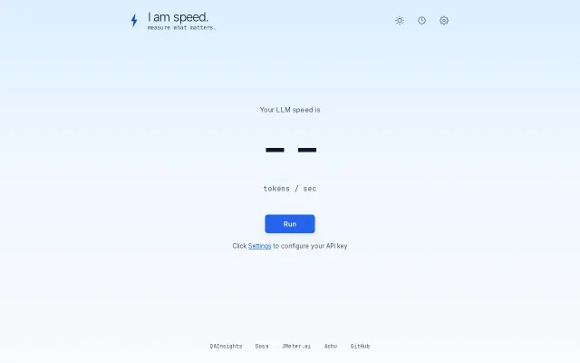 Iamspeed.dev – Fast.com Style but for LLMs