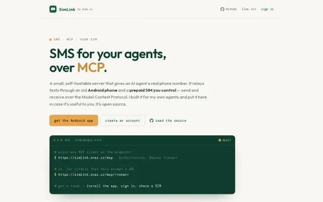 Let agents send/receive SMS using your old Android phone