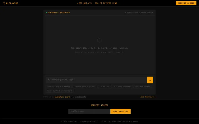 AlphaVibe – AI that reads your DeFi wallet live via DeBank