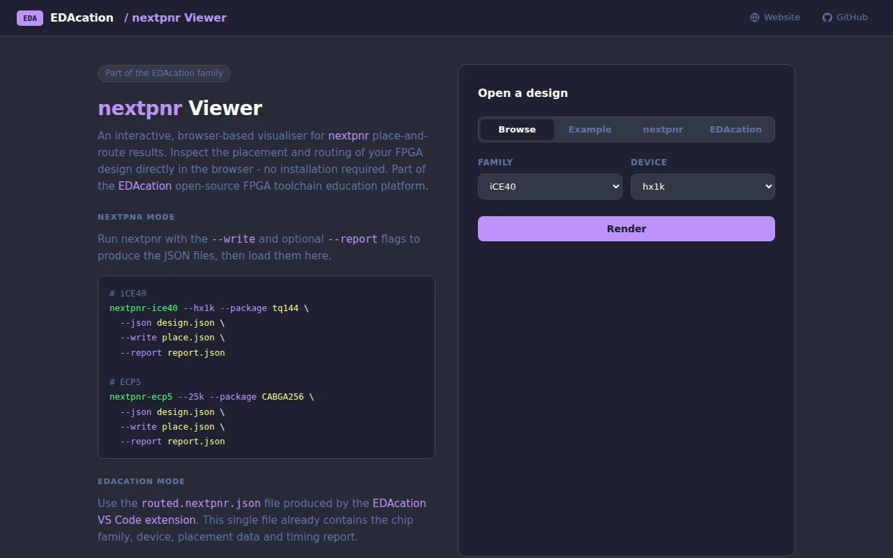 Web-Based FPGA Viewer