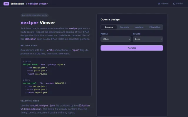 Web-Based FPGA Viewer