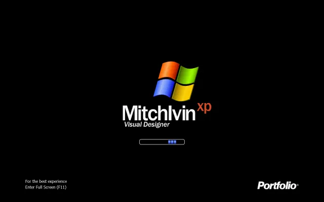 My Windows XP portfolio with working Game Boy and iPod
