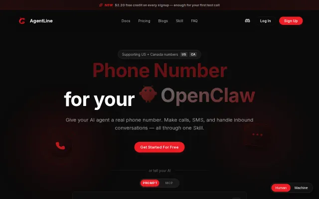 Phone Number for AI Agents Like Hermes and OpenClaw