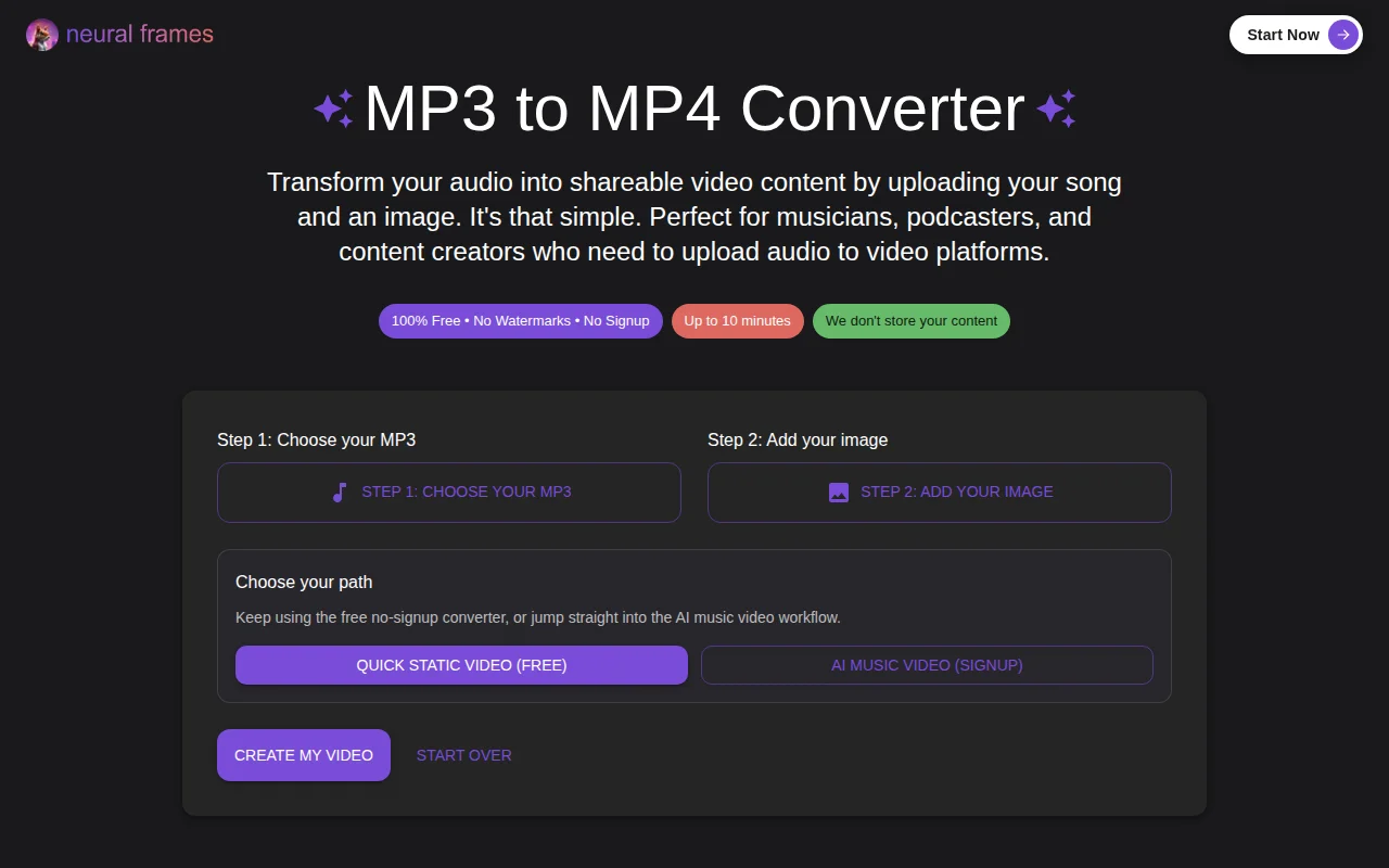MP3 to Mp4 Converter
