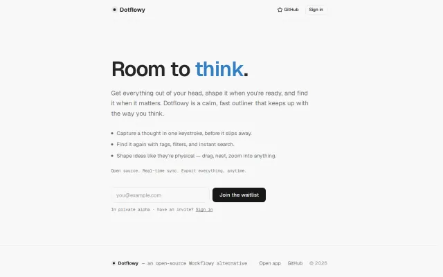 I built an open source alternative to Workflowy