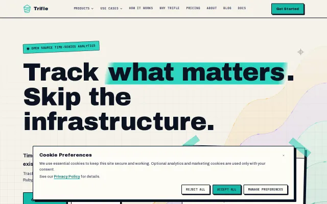 Trifle – Open-source analytics that stores answers, not events