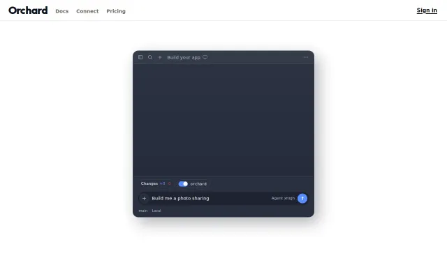 Orchard – Let AI agents set up your app's back end with one prompt